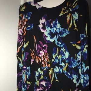 NORDSTROM FLORAL SHIFT DRESS